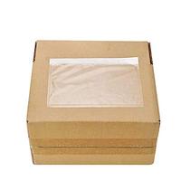 Pochette pour étiquettes C4, transparente, auto-adhésives, en plastique, 5 pièces