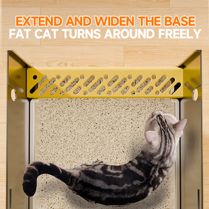 Vente flash - Bac à litière pour chat en acier inoxydable Pami PA-5 avec caméra, nettoyage intelligent, design rectangulaire, norme américaine pour chats - Product Image 3
