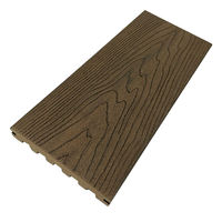 Plancher extérieur composite WPC/plancher de terrasse en bois dur massif