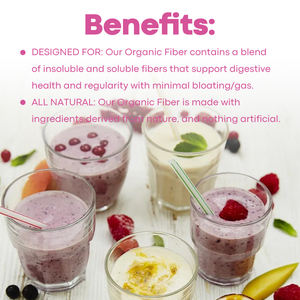 Poudre de fibres prébiotiques superalimentaires à base de fibres d'acacia, riches en fibres, enzymes digestives, boisson quotidienne, emballage OEM - Product Image 3