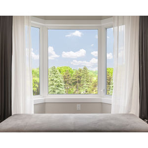 Vente d'usine, fenêtre de <span class=keywords><strong>baie</strong></span> en aluminium à impact d'hurricane, fenêtre d'arc pour balcon - Product Image 6