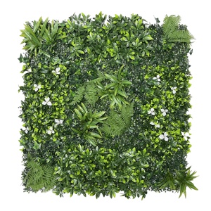 Panneau mural en herbe stabilisée, plante verte artificielle, mur végétal pour la décoration de la maison, du jardin, de la toile de fond - Product Image 6
