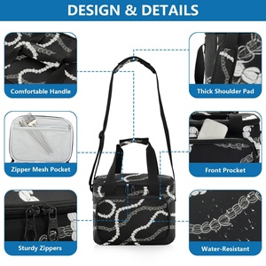 Bolsa Térmica Porta Alimentos con Diseño de Corona Hawaiana, Bolsa Aislante para Comida Fría o Caliente, Personalizada con Estampado Aloha - Product Image 4