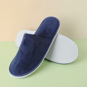 Pantuflas Antideslizantes Reutilizables de Fábrica, Lavables, con Suela Gruesa, de Terciopelo Coral de Colores, para Hoteles, Casas de Huéspedes y Hogares - Product Image 4