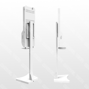 Hand sanitizer automatic digital display face recognition Time attendance system stand advertising digital kiosk floor - Product Image 3