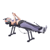 Appareil d'étirement électrique inclinable pour entraînement des jambes, banc orthopédique de décompression cervicale et lombaire, lit de relaxation par traction