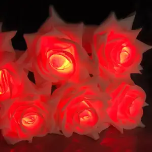 Starking Artificial 2023 New Item Low Voltage Event And Wedding Decoration RGB Color Cotton Rose Flowers DMX Controlled With IC