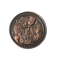 Conception personnalisée Pièce de jeu Pièce de jeu en métal fini antique Pièces de jeu pour jeu de société