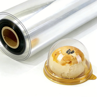Boîte à gâteau personnalisable en PET de qualité alimentaire de 3 pouces, conteneur de cuisson pour cupcakes, pâtisseries, gâteaux de lune, emballage plastique, boîte à mousse avec couvercle dôme