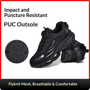 Scarpe Antinfortunistiche da Uomo Modello 266 Nuovo Stile 2026 in Raso Traspirante con Superficie a Rete Volante, Anti-Schiacciamento e Anti-Perforazione - Product Image 2