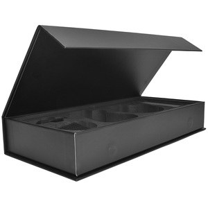 Custom <b>Black</b> High-End Reusable Magnetic Electronics Gift <b>Box</b> for Smart Watch Camera Earphones & Speakers - Product Image 6