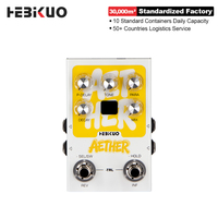 Módulo de Efecto de Reverberación Estéreo HEBIKUO AETHER, 9 Efectos Diferentes, Compatible con Grabación en Tarjeta de Sonido para Estudios de Grabación Profesionales