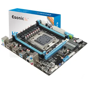 Esonic X99 컴퓨터 게임 마더 보드 Lga 2011-v3 DDR4 PC 서버 마더 보드 지원 Xeon E5 2640 2666 v3/v4 cpu