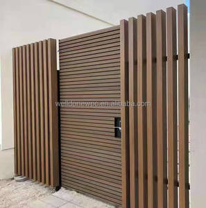 60x42mm/100x50mm WPC Profile Ceilling Matériaux de décoration extérieure Faisceau WPC pour décoration intérieure extérieure - Product Image 1