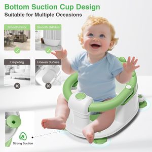 Siège de <span class=keywords><strong>bain</strong></span> pour bébé avec coussin doux et design compact, pour bébés de 6 mois et plus, siège de <span class=keywords><strong>bain</strong></span> antidérapant pour s'asseoir, siège de <span class=keywords><strong>bain</strong></span> pour tout-petit - Product Image 3