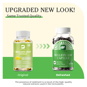 Cápsulas Blandas de Verbascum Thapsus 450mg, Apoyo Respiratorio e Inmunológico, Verbascum Bouillon Blanc Gordolobo 120 Unidades - Product Image 6