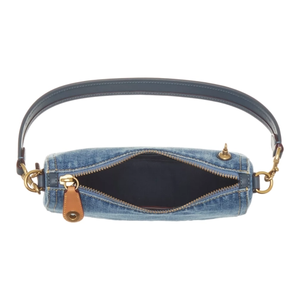 Blue Women's <span class=keywords><strong>Swinger</strong></span> Denim Indigo Crossbody 20 Bolso de hombro de alta calidad Bolso de mano Diseñador de moda para niña Fiesta de compras - Product Image 6
