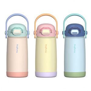 <b>Kids</b> 14oz BPA-Free Pro-Grade Stainless Steel Vacuum Insulated Sports <b>Water</b> <b>Bottle</b> Handle 3 Patented Lid Options 12-24 Hours - Product Image 3