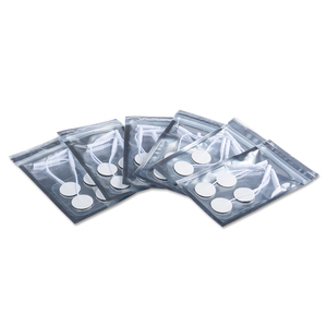 CE ha approvato piccoli cuscinetti appiccicosi in Gel Non tessuto per conduttivi con tappo/perno da 2.0mm riutilizzabili con cuscinetti rotondi per elettrodi di 2.5cm di diametro - Product Image 3