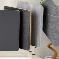 Panneau mural décoratif en fibre de bambou personnalisable en gros, panneau de placage en bois de charbon de bambou pour mur de fond