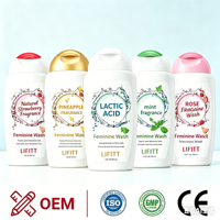 Vente en gros OEM – Nettoyant intime quotidien personnalisé aux herbes naturelles, parfum fraises, soin de la peau, équilibre du pH