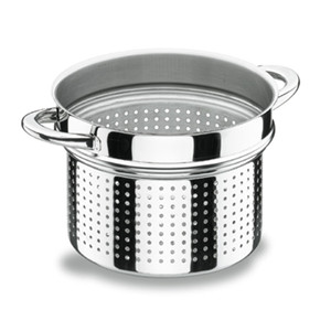 Scolapasta in acciaio inossidabile con manici, colino per cucina, capacità 3 Qt, design in metallo resistente - Product Image 1