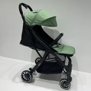 Cochecito de bebé de gama alta con asiento de algodón puro. Diseño plegable de un botón. Fácil de llevar. Adecuado para uso en aviones. - Product Image 4