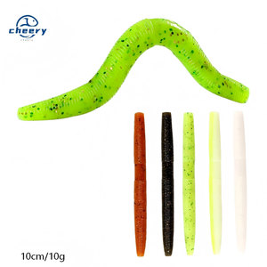Allegra <span class=keywords><strong>esca</strong></span> <span class=keywords><strong>per</strong></span> vermi <span class=keywords><strong>per</strong></span> la pesca della <span class=keywords><strong>spigola</strong></span> d'acqua dolce Senko Soft Lure Drop Shot Rig Carolina Rig Jig Head Silicone <span class=keywords><strong>per</strong></span> la pesca del fiume - Product Image 1