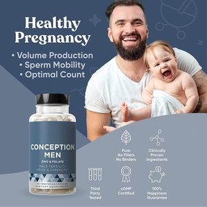 Conception hommes, vitamines de fertilité masculine, nombre Optimal et Production de Volume sain, Folate de Zinc, pilules Ashwagandha, 60 <span class=keywords><strong>Capsules</strong></span>