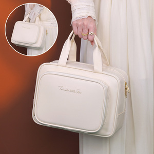 Bolsa <span class=keywords><strong>de</strong></span> <span class=keywords><strong>Maquillaje</strong></span> Grande <span class=keywords><strong>de</strong></span> Doble Capa, Bolsa <span class=keywords><strong>de</strong></span> Aseo <span class=keywords><strong>de</strong></span> Viaje <span class=keywords><strong>para</strong></span> Mujer, Bolsa <span class=keywords><strong>de</strong></span> Cosméticos <span class=keywords><strong>para</strong></span> Dama, Organizador <span class=keywords><strong>de</strong></span> Bolsos - Product Image 4