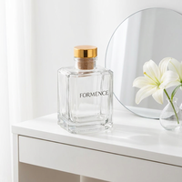 Bouteilles diffuseurs de parfum en verre en gros 120 ml avec pompe pulvérisatrice pour aromathérapie, sérigraphie et marquage à chaud