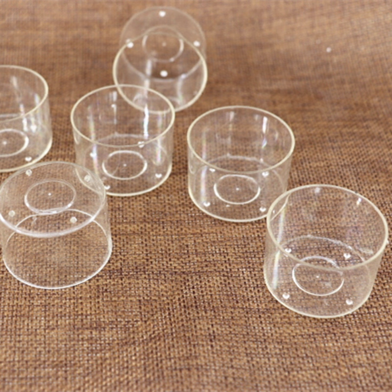 Hotsale Plastic Transparent Beewax Candle Container