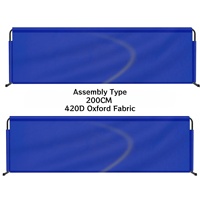 Barrera Profesional Portátil y Resistente de 16 mm con Núcleo de Panal para Mesa de Ping Pong y Pickleball, Personalizable, para Uso Deportivo Infantil