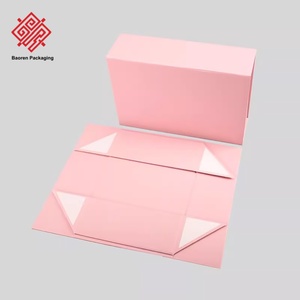 Baoren Customized <b>Magnetic</b> Flap One-PC Colored Folding Gift Box Thickened Book-<b>Shaped</b> Gift Packaging Box Made Recycled Materials - Product Image 3