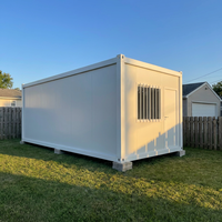 Bâtiment Modulaire Préfabriqué Moderne de 20 pieds, Portable et Démontable, pour Yoga, Gym, École, Hôpital ou Bureau en Kit