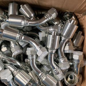 מחבר צינור הידראולי נירוסטה 22641 Bsp נקבה, מחבר צינור חרוטי 60 מעלות, מחבר צינור הידראולי BSPP מחובר בלחיצה - Product Image 2