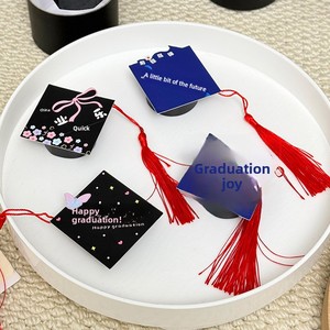 Mini Bouquet Carré de <span class=keywords><strong>D</strong></span>écoration Artisanale Florale pour Cérémonie de Remise des Diplômes, Examens Universitaires et Lycéens - Product Image 2
