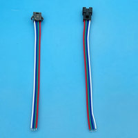 Usine en gros SM-2 12V USB rouge vert bleu et blanc prise tête d'avion fil de borne