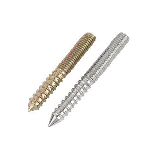 Vente chaude : goujons à double extrémité en acier au carbone zingué M6 M8 M10, pointe autotaraudeuse <span class=keywords><strong>pour</strong></span> l'<span class=keywords><strong>assemblage</strong></span> de meubles, de canapés et <span class=keywords><strong>d</strong></span>'escaliers - Product Image 4