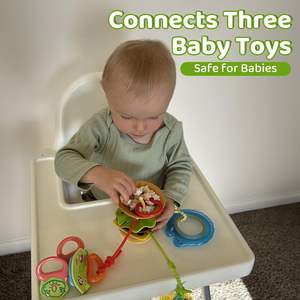 Jouets pour bébé 2025, sensoriels, en silicone souple, Montessori, hamburger, support de <span class=keywords><strong>chaise</strong></span> <span class=keywords><strong>haute</strong></span> à <span class=keywords><strong>ventouse</strong></span> - Product Image 2