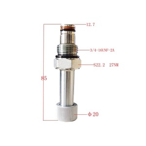 Válvula Solenoide Longerfa LSV08-223 3/4 Pulgadas Bidireccional Normalmente Abierta para Maquinaria Hidráulica - Product Image 1