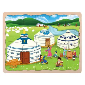 Hot Selling Chinese Character Life Themed Puzzle Educational Toys With Unique Features
