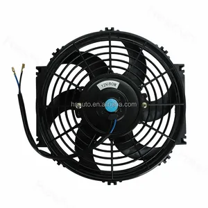 Ventilador Universal 10 Pulgadas 80W 12V Para Coche Eléctrico Delgado Auto Radiador Ventilador De Refrigeración