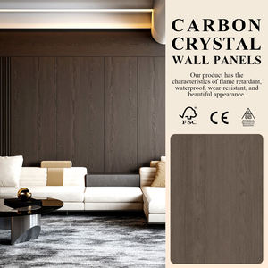 Panneau mural en WPC écologique en cristal de carbone pour hôtel, maison, bureau, charbon de <span class=keywords><strong>bambou</strong></span> haute résistance - Product Image 1