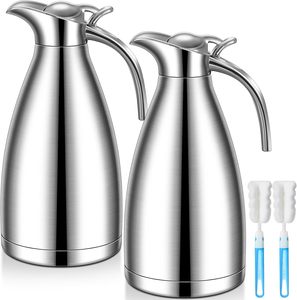 Termo Clásico Europeo de Acero Inoxidable de 1.5L con Doble Pared y Aislamiento al Vacío para Café y Té, Ideal para Camping, Ecológico - Product Image 1
