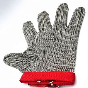 Gants anti-coupure en acier inoxydable 316 de qualité supérieure, résistants à la rouille, en maille métallique pour la transformation du poisson - Product Image 3