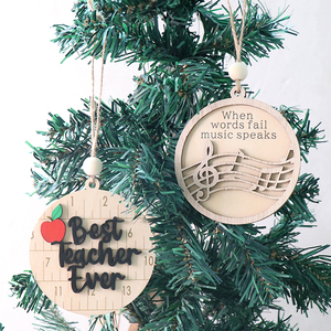 Ornements d'arbre <span class=keywords><strong>de</strong></span> <span class=keywords><strong>Noël</strong></span> personnalisés <span class=keywords><strong>en</strong></span> <span class=keywords><strong>bois</strong></span> découpé au laser impressions UV Père <span class=keywords><strong>Noël</strong></span> <span class=keywords><strong>boule</strong></span> <span class=keywords><strong>de</strong></span> vache <span class=keywords><strong>en</strong></span> pain d'épice personnalisée - Product Image 5