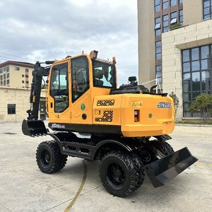 Escavatore Gommato JG70S da 7 Tonnellate, Attrezzatura Compatta per Miniere, Adatto a Progetti di Costruzione Urbana. - Product Image 4