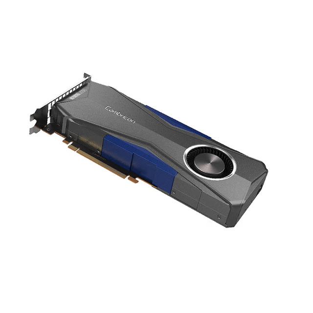 Cambricon AI Acceleration Card Data Center AI Inference GPU Graphics Card DDR4 Fan Desktop New Siyuan MLU270-F4 PCIe Gen4