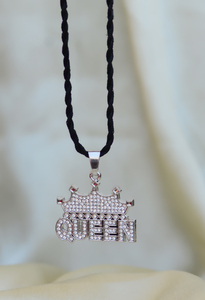 New Arrival Latest Hip Hop Crown Pendant Silver Plated Brass Pendant for Women Iced Out Queen <b>Charm</b> Jewelry Wholesale/OEM/ODM - Product Image 6